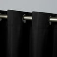 thumbnail image 3 of Exclusive Home Curtains Loha Linen Grommet Top Curtain Panel Pair, 54x108, Midnight, 3 of 6