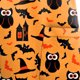thumbnail image 5 of Puntoco moda mujer casual cuello pico blusa estampada manga corta camiseta verano Halloween bolsillos tops Puntoco Puntoco-2873, 5 of 5