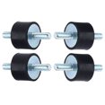 thumbnail image 4 of Soportes aislantes de goma antivibración - Bomba de compresor de aire Amortiguador de choque de montaje de goma antivibración M-4 15 * 10, 4 of 14