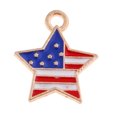 thumbnail image 3 of 5 Pedazos de Colgante de Colr Pendiente Modelo EE.UU. Stars Hearts Adornos DIY de Joyería Baoblaze Colgante de estrellas y rayas, 3 of 8