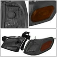 thumbnail image 6 of DNA Motoring For 97-05 Chevy Venture Montana Smoked Amber Corner Headlight Lamps Pair, 6 of 7
