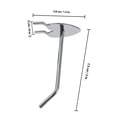 thumbnail image 2 of WRITWAA 1Set Durable Plated Silver Iron Heart Shape Pegboard Hooks for Home Garage Workshop Display, 2 of 8