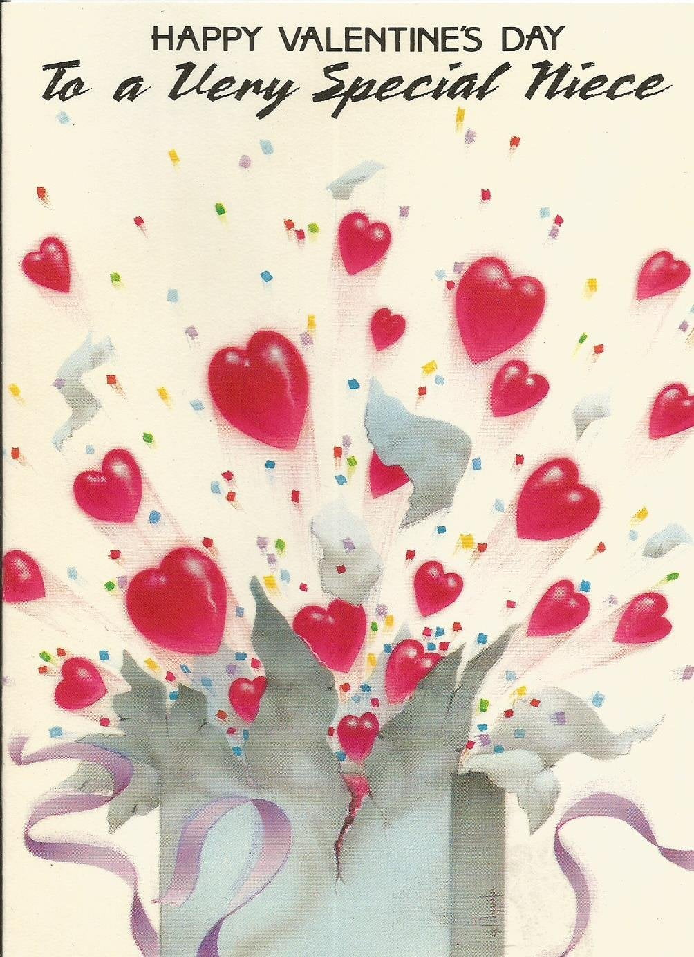 Niece birthday card elegant 97 printable birthday cards for niece youre Happy Valentine's Day to a Very Special Niece (V2), Cover: Happy