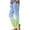 2-1-Green, variant on SELONE Green Womens Pull on Pants with Pockets Mid Waist Plus Size Lounge Pants Full Length Trouser Loose Casual Long Beach Pants Gradient Print Straight Lightweight L Tall Breathable Summer Clothes