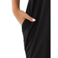 thumbnail image 6 of MINTREUS Women's Nightgown Short Sleeve Nightshirt V Neck Sleep Shirt Loose Loungewear Casual Sleepwear, 6 of 10
