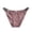 Pink, variant on Women's Rhinestone Letter Thongs G String Low Rise Tanga Panties Underwear, L, Black