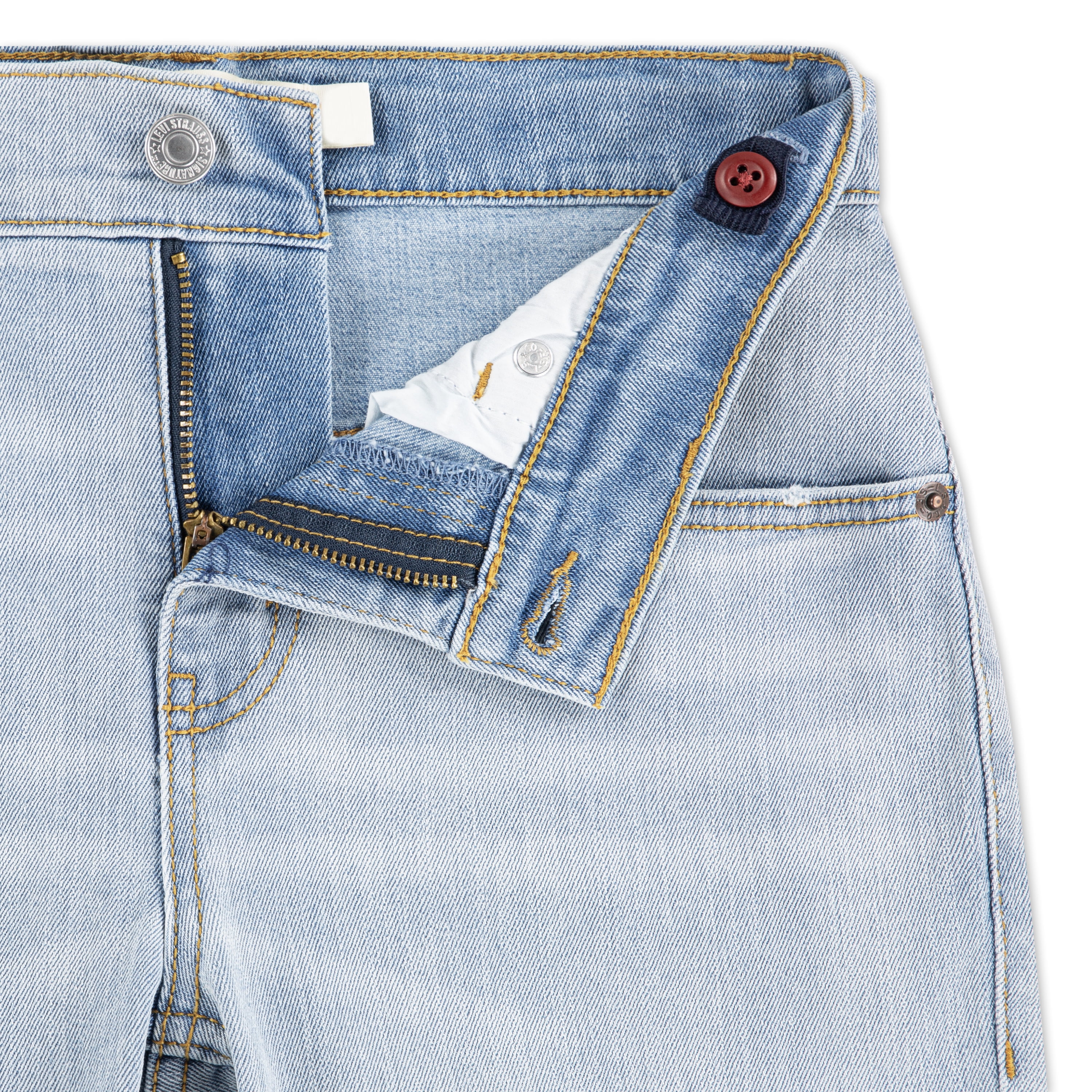 Levi Strauss Signature Boys Straight Stretch Jeans, Sizes 4-18