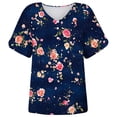 thumbnail image 5 of ATENAR Womens Shirts Soft Lightweight Shirts for Women Loose Tee Dark Blue 3XL, 5 of 5