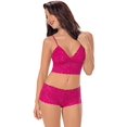 thumbnail image 5 of Escante Women's Lace Cami Set, Red, Large, 5 of 6