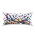 thumbnail image 3 of Dailycode Satin Pillow Case Queen Silk Pillow Cover for Hair and Skin Envelope Closure New Year Party 20"x30", 3 of 9