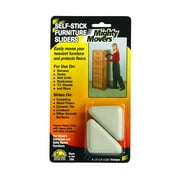 Master Manufacturing Mighty Movers Self-Stick Furniture Sliders-2"X2"X2.5" Triangle 4/Pkg