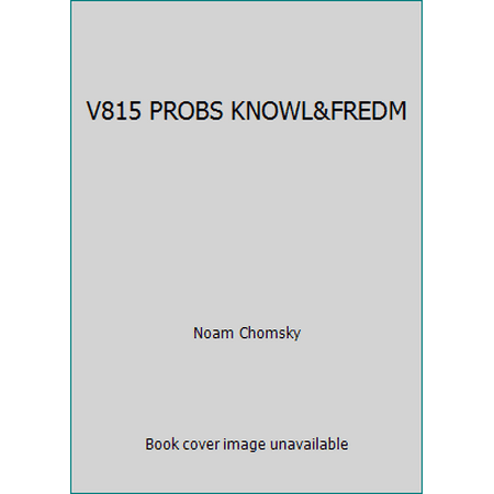 Problems of Knowledge and Freedom : The Russell Lectures, Used [Paperback]