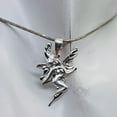 thumbnail image 4 of Fairy Sprite Sterling Silver Charm | 1" Long | Silver | 1 Pendant |, 4 of 10