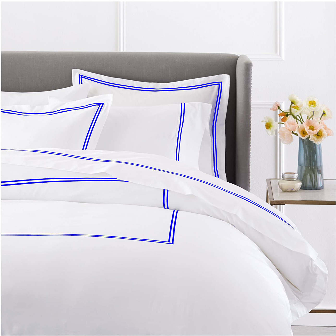 BedDecor Luxury Soft Brushed 600ThreadCount Egyptian Cotton