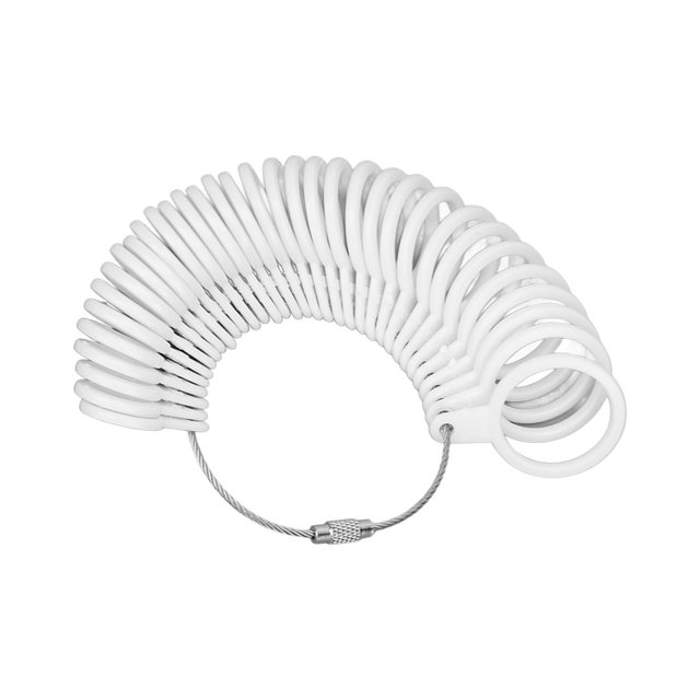 Sizer Ring Sizer Professional Portable Tamaña de la Joya del Tamaña de la Joya del Dedo