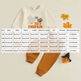 thumbnail image 3 of Regarm Baby Boy Halloween Outfit Toddler Long Sleeve Sweatshirt Tops Elastic Pants 2PCS Fall Winter Halloween Clothes(White,0-6 Months), 3 of 4