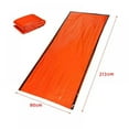 thumbnail image 6 of Emergency Survival Sleeping Bag Multi Functional PE Aluminium Film Lightweight Portable Cold Proof Waterproof Lightweight, Portable Nylon Sack for Camping Hiking Outdoor Adventure Activities, 6 of 6