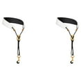 thumbnail image 4 of Redempat Sangle de Cou pour Saxophone Rembourrée Confortable pour Saxophone Basse Clarinette Soprano Blanc 45cm 2Set, 4 of 6