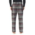 thumbnail image 2 of Men's Cuddl Duds® Fleece Pajama Pants Color: Grey Plaid Size: XXL, 2 of 4