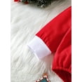 thumbnail image 5 of Qmyliery Baby Boys Girls Christmas Romper, Long Sleeve Crew Neck Santa Claus/Letters Tree Bodysuit for Casual Daily,0-18 Months, 5 of 8