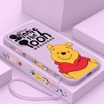 thumbnail image 3 of Funda de teléfono de Disney Winnie The Pooh para Xiaomi Redmi Note 13, 12, 12Pro, 11, 11S, 11T, 10S, 10 Pro Plus, 5G, cuerda líquida izquierda, 3 of 5