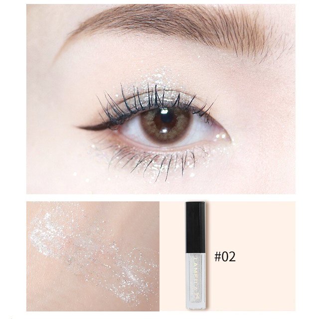 Lápiz de sombra de ojos, maquillaje brillante, pigmento de sombra de ojos, resistente al agua, líquido brillante, cosméticos, belleza de ojos, 1 ud. Gao Jinjia LED