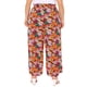 thumbnail image 4 of Pantalones de pierna ancha de talla grande Agnes Orinda para mujer con lazo frontal bohemio, fluidos, casuales, de playa, palazzo con bolsillos 3X negro rojo, 4 of 8