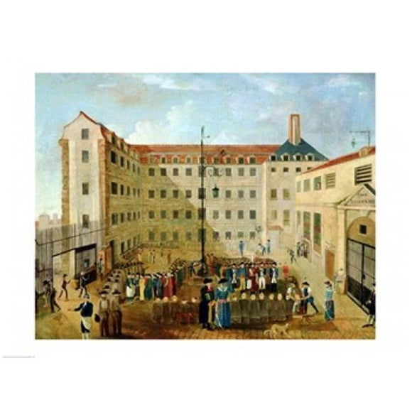 Shackling The Prisoners at Bicetre 1791 Poster Print by Louis-Leopold Boilly - 24 x 18 in.