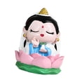 thumbnail image 4 of Figuras chinas, estatuas, decoración, mini esculturas, multiusos, escritorio Guan Yin, 4 of 9