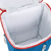 Quechua Hiking 12 Can Cooler Backpack, Blue Multi