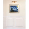thumbnail image 2 of DECORARTS - Starry Night, Vincent Van Gogh Classic Art. Giclee Prints on Canvas with matching Museum Frame for Home Decor. 20x16", Total Size: 26x22", 2 of 6