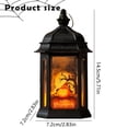 thumbnail image 3 of Halloween Portable Orange LED Light Indoor And Outdoor Decorative Lamp Dangerous Pumpkin Pattern, 3 of 8