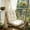 White, variant on Polyester Seat Cushion with Back Support, Chair Pad Combo for Office Desk Home, 16.9x16.9x15.8 Inch Padded Cushion for All Day Sitting Comfort, Green