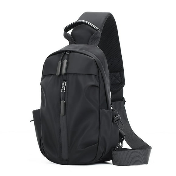Dvkptbk Sports Fanny Pack Usb Men's Bag Business Men's Bag Outdoor Travel Chest Bag New Nylon Shoulder Bag Sports Bag