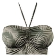 thumbnail image 4 of Traje de Baño Tankini Op para Mujer con Amarre Halter Verde Militar Talla G, 2 Piezas, 4 of 4