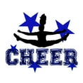 thumbnail image 2 of CafePress - Blue Cheerleader Throw Blanket - Soft Fleece Throw Blanket, 50"x60" for All Ages, 2 of 2