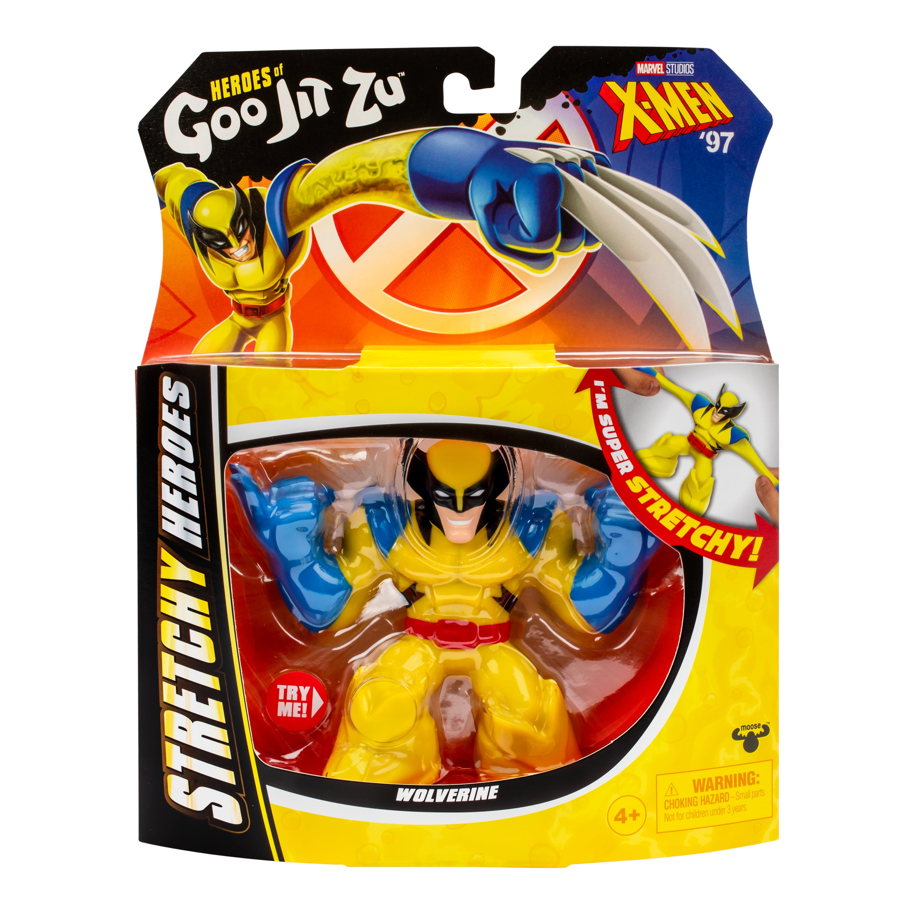 Heroes of Goo Jit Zu Marvel Studios X-Men '97 Wolverine Stretchy