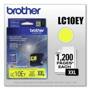 Brother LC10EY INKvestment 1,200 Page-Yield Super High-Yield Ink - Yellow