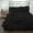 Black, variant on D.N.G. BEDDINGS 1 Piece 100% Egyptian Cotton Circle Ruffle Comforter, 550 GSM Filled Microfiber - Twin/TwinXL Size, Black Color - 800 Thread Count