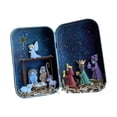 thumbnail image 2 of Figuras de Belén navideño, adornos navideños, colección de esculturas, regalos, decoraciones de escritorio para sala de estar interior, 2 of 9