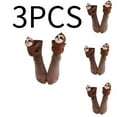 thumbnail image 2 of 3PCS 3D Knit Sloth Socks for Unisex, Cute Hand Crochet Knit Sock, Winter Warm Floor Sock, 2 of 7