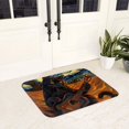 thumbnail image 5 of Non Slip Door Mat, Starry Night Cat Guitarist A Fast Drying Bath Tub Mats, Absorbent Bathroom Rugs Entrance Welcome Mat, Bath MatS for Tub, Floor, Home, Kitchen, Hotel,16x24in, 5 of 7