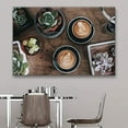 thumbnail image 2 of wall26 Canvas Print Wall Art Cafe au Lait with Southwestern Succulents Fruit Food Photography Realism Chic Scenic Colorful Multicolor Ultra for Living Room, Bedroom, Office - 16"x24", 2 of 4