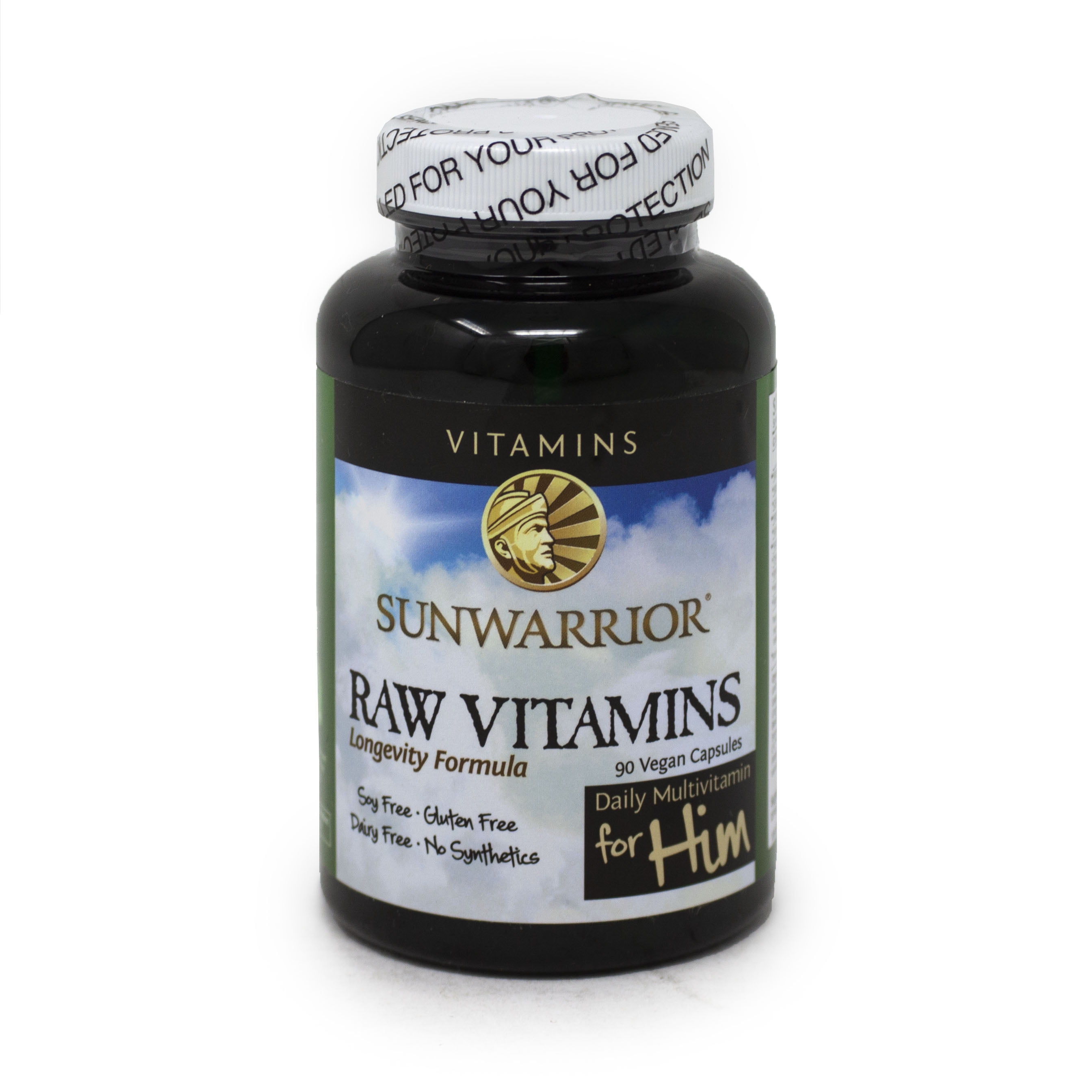 Raw Vitamins for Him by Sun Warrior 90 Capsules