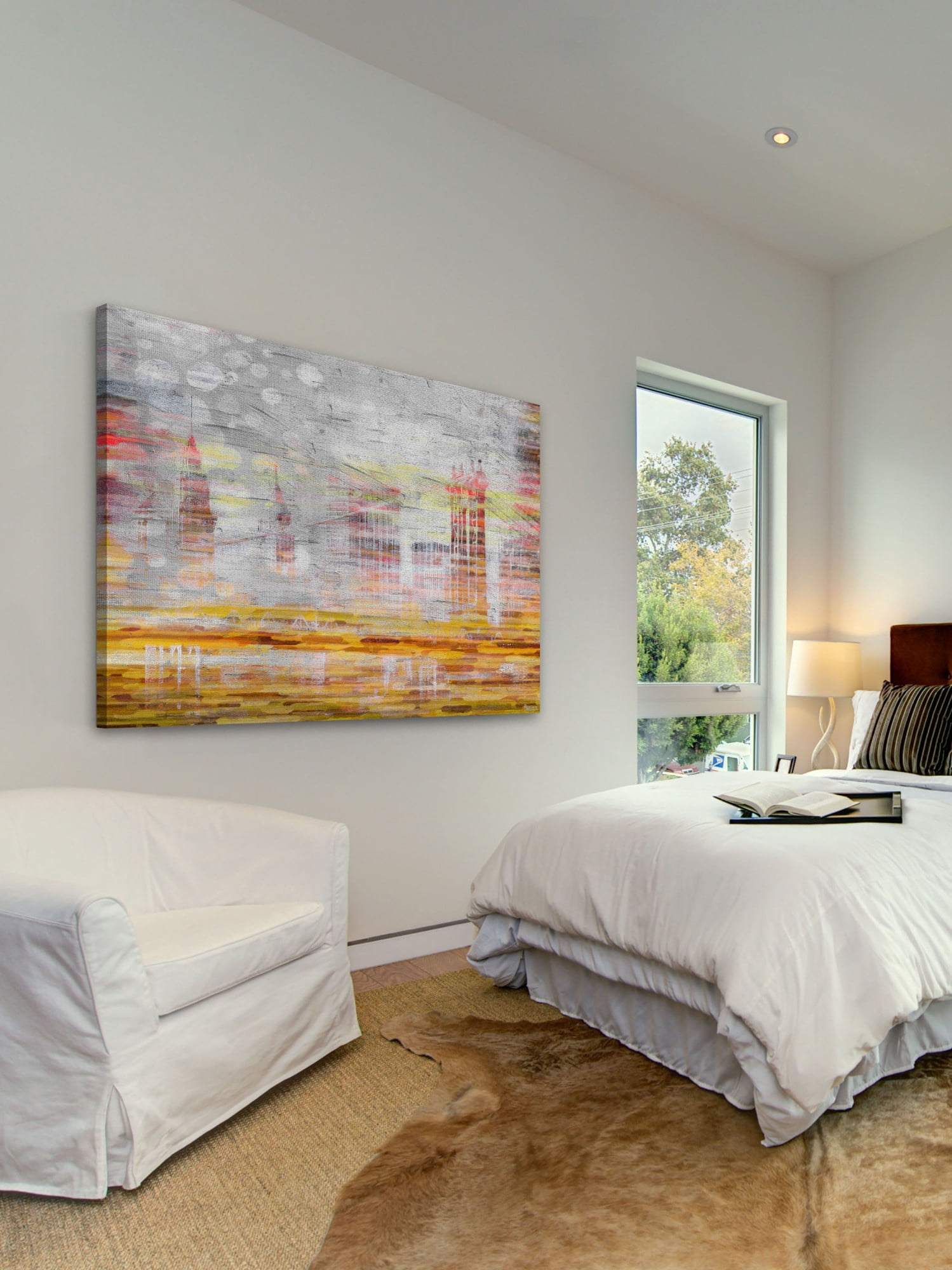 Parvez Taj "Hidden Buildings" Print on Canvas