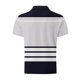 thumbnail image 4 of Blusa y camisa de manga corta con cuello vuelto para hombre, blusa deportiva informal con botones y estampado de rayas, blusa de manga corta con cuello vuelto para hombre, blusa de poliéster para homb, 4 of 5