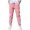 Pink, variant on Boys Clothes Boys Linen Drawstring Jogger Pants Casual Elastic Waist Loose Fit Trousers for Everyday Wear School Play Spring Summer Outfits