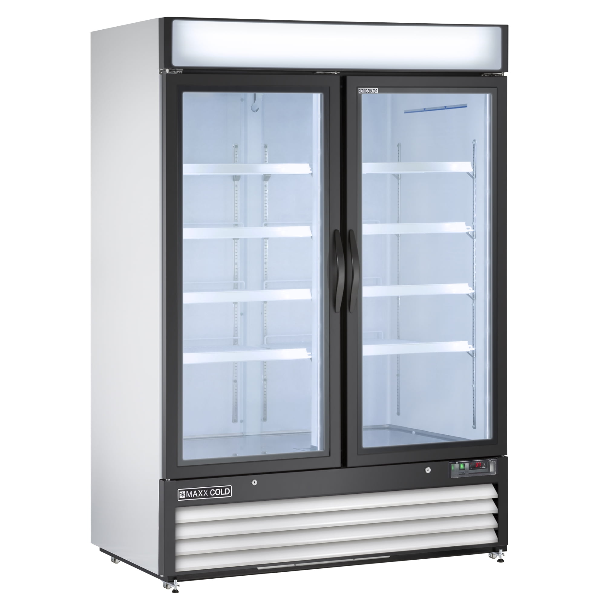 Migali C-BB48G-HC Competitor Refrigerated Two Door Back Bar Cabinet for sale online 