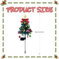 thumbnail image 6 of Solar Christmas Tree Garden Stake Lights,Waterproof Christmas Decorations Tree Lights Outdoor Xmas Tree Light Christmas décor Pathway Lights Patio Yard(Pink/75cm), 6 of 9