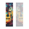 thumbnail image 2 of Lsque World Map Guitar Illustration Printed Cooling Towel (40"x 12"), Ice Towel, Microfiber, Soft Breathable Chilly Towel for Yoga, Sport, Gym, Workout, Fitness, Running, 2 of 9